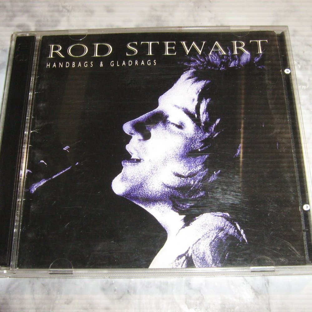 Rod Stewart Audio CD Handbags And Gladrags. $5.00 AS AN ADD ON
